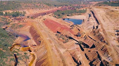 Abandoned Old Copper Extraction Mine