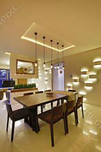 Dining room in Calicut, India