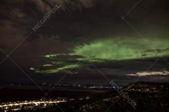 Aurora Borealis over Eagle River
