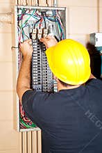 Electrician Replaces Breaker