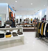 Interior of shopping mall