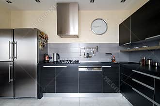 Interior of modern kitchen