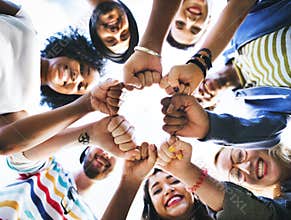 Friends Friendship Fist Togetherness Concept