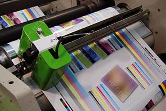 UV flexo press printing