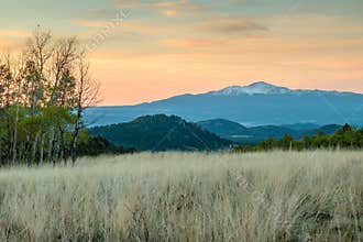 Sunrise at Pikes Peak