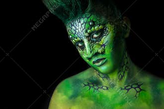 Reptilian Alien Girl