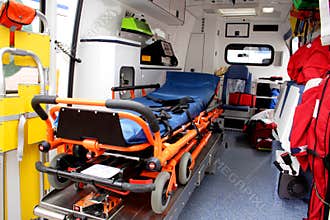 Ambulance interior details