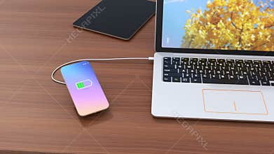 Wireless smartphone charging concept