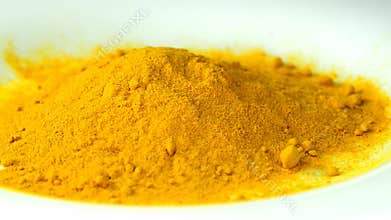 Turmeric on a turn table