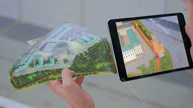 Tablet augmented reality app