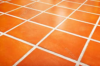 Ceramic tiled floor
