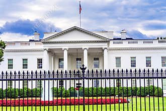 White House Fence Pennsylvania Ave Washington DC