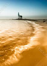 Lighthouse and beach