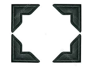 Black Photo Corners 1 (path included for each corner)