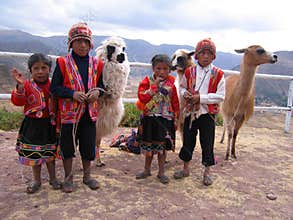 Traditional Peruvian Children