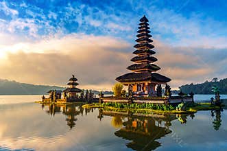 Pura ulun danu bratan temple in Bali.