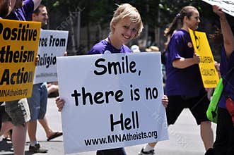 Atheist in a Parade