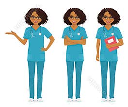 Nurse set black