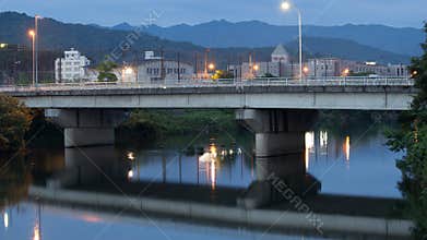 Twilight in Yamaguchi City