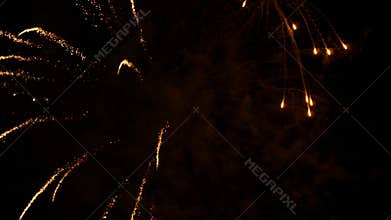 Motion of firework display on Canada day