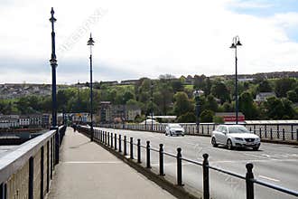 Craigavon Bridge, Derry, Northern Ireland