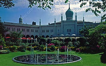 Tivoli gardens,copenhagen,denmark