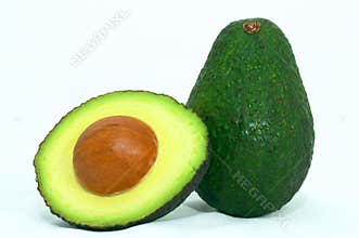 Green Avocado cut