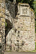 Entry in to castle grounds