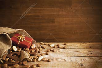 Bag with treats, for Dutch holiday 'Sinterklaas'
