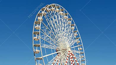 Huge Classical Fair Ferris Wheel In France