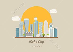 Doha Qatar famous buildings