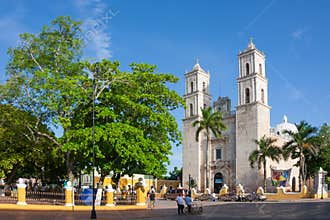 Cathedral of San Ildefonso Merida capital of Yucatan Mexico