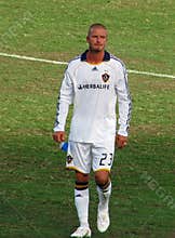 Beckham Leaves the Field