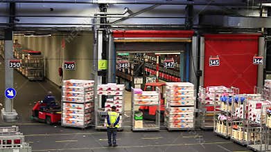 Auction floor at Aalsmeer's FloraHolland flower auction