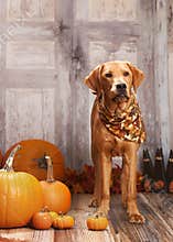 Fall Dog Portrait