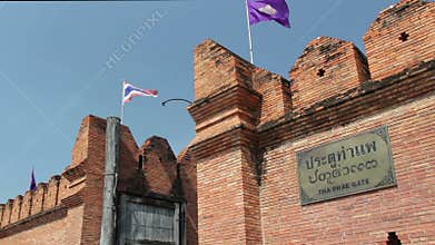 THA PHAE GATE , chiangmai Thailand.
