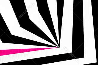 Black and white abstract regular geometric fabric texture background