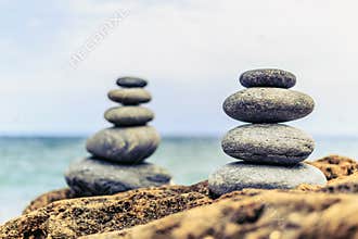 Stones balance inspiration peaceful concept