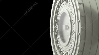 Bank vault. steel bank vault Money