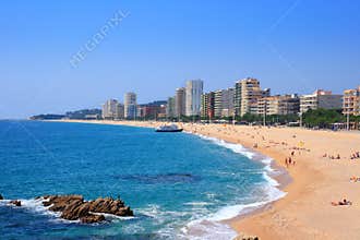 Platja d'Aro beach (Costa Brava, Spain)
