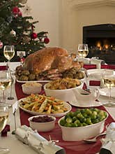 Roast Turkey Christmas Dinner