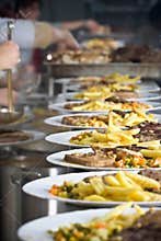 Catering food