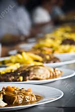 Catering food