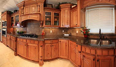 Beautiful kitchen panorama