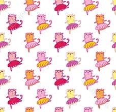 Funny child vector pattern for print