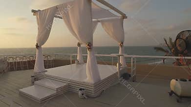 Beautiful wedding arch