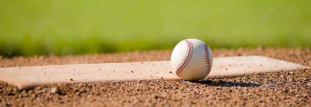 Baseball on Mound
