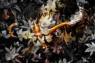 Magic golden lamp