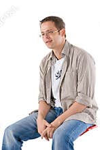 Casual young man