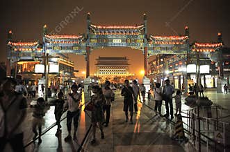 Qianmen is Beijing's most famous gate tower.